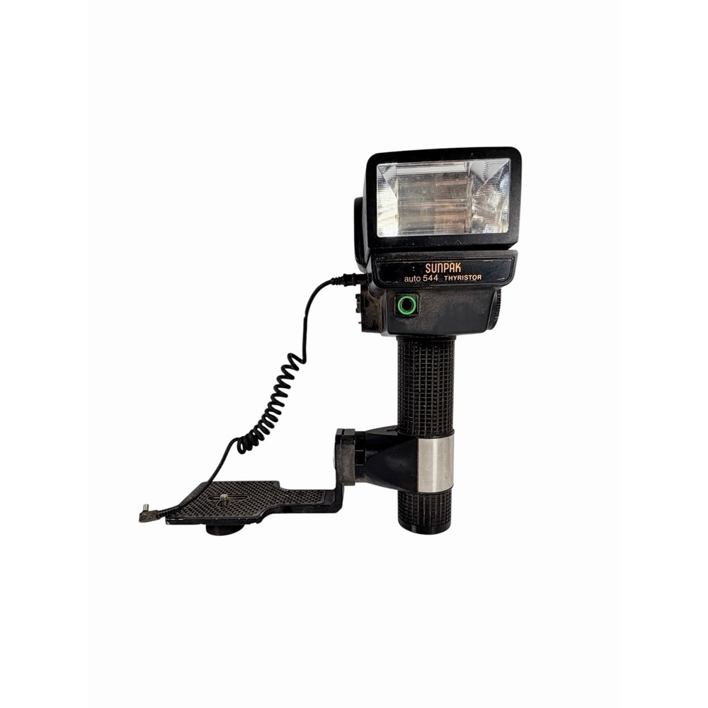 Sunpack Auto 544 Thyristor Handle Flash with Sync Cord